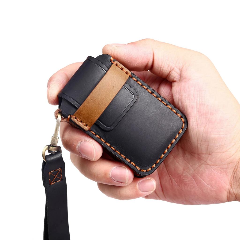 Echtes Leder Schlüsseletui für Mazda Schlüsselhülle Japanische Next-Generation Auto-Dekorationszubehör Oberlederschicht 3 & 4 Schlüssel