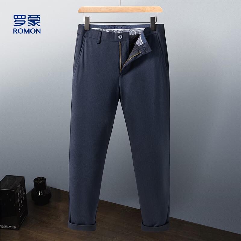 Romon Men s Straight Fit Casual Business Pants 32