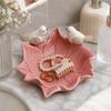 Bird Design Flower Storage Dish Ceramic Jewelry Holder Case Soap Dish Vanity Tray Home Organizer