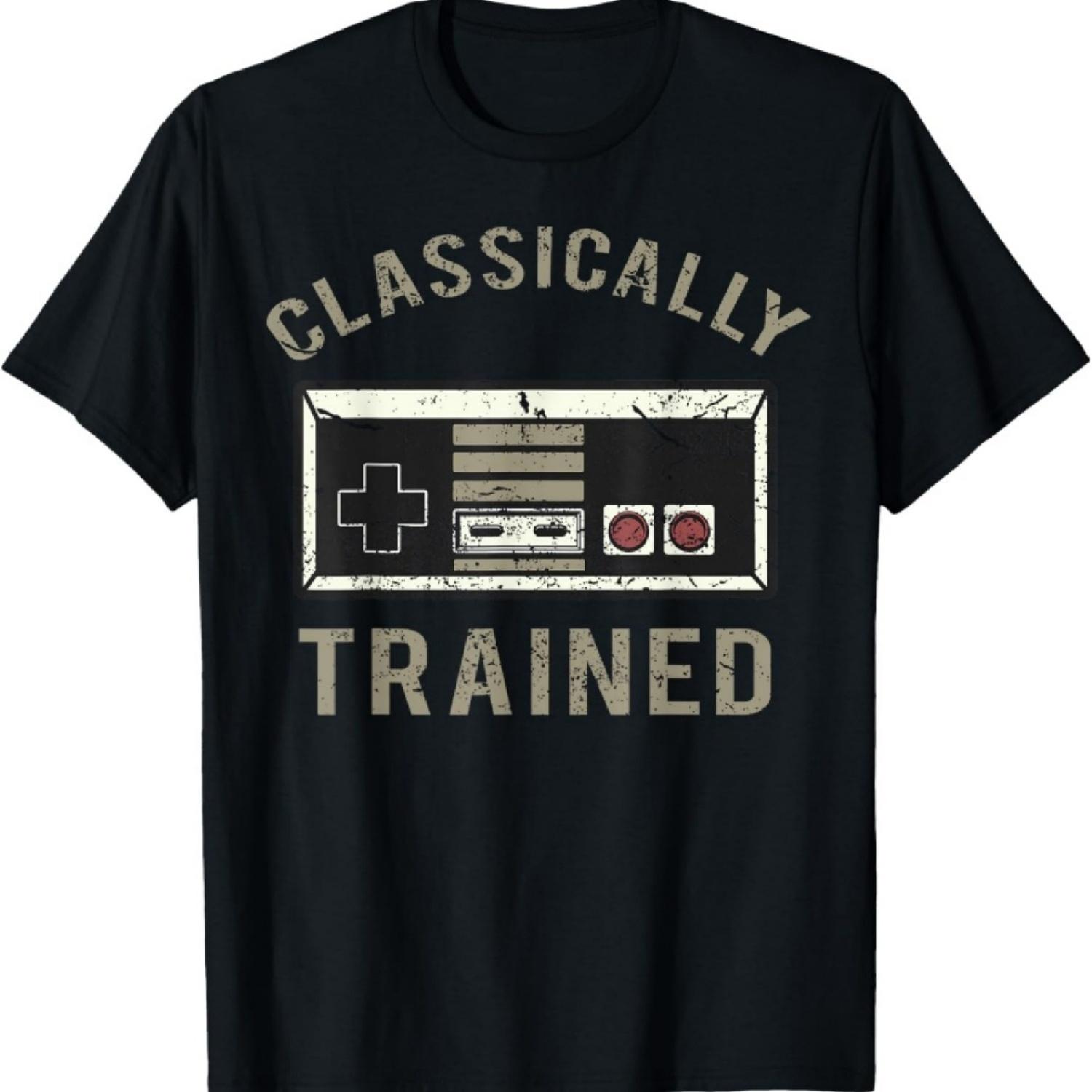 

Video Game Retro Vintage Distressed T-Shirt - Black - Unisex Adult - Short Sleeve - Classic Fit - T-Shirt - Size S XXXXXL чорний
