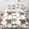 Cartoon Animal Cat Duvet Cover 3D Large Print Double Size Quilt Cover Bedding Set Single Set