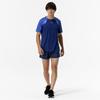Dry Stretch Premium Running Shorts with Inner Lining, Quick-Drying, Men's, Estate Blue, Size M (J2MBC002)