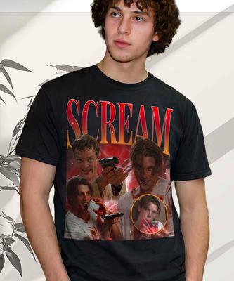 Scream Movie T-Shirt – Billy & Stu Graphic Tee