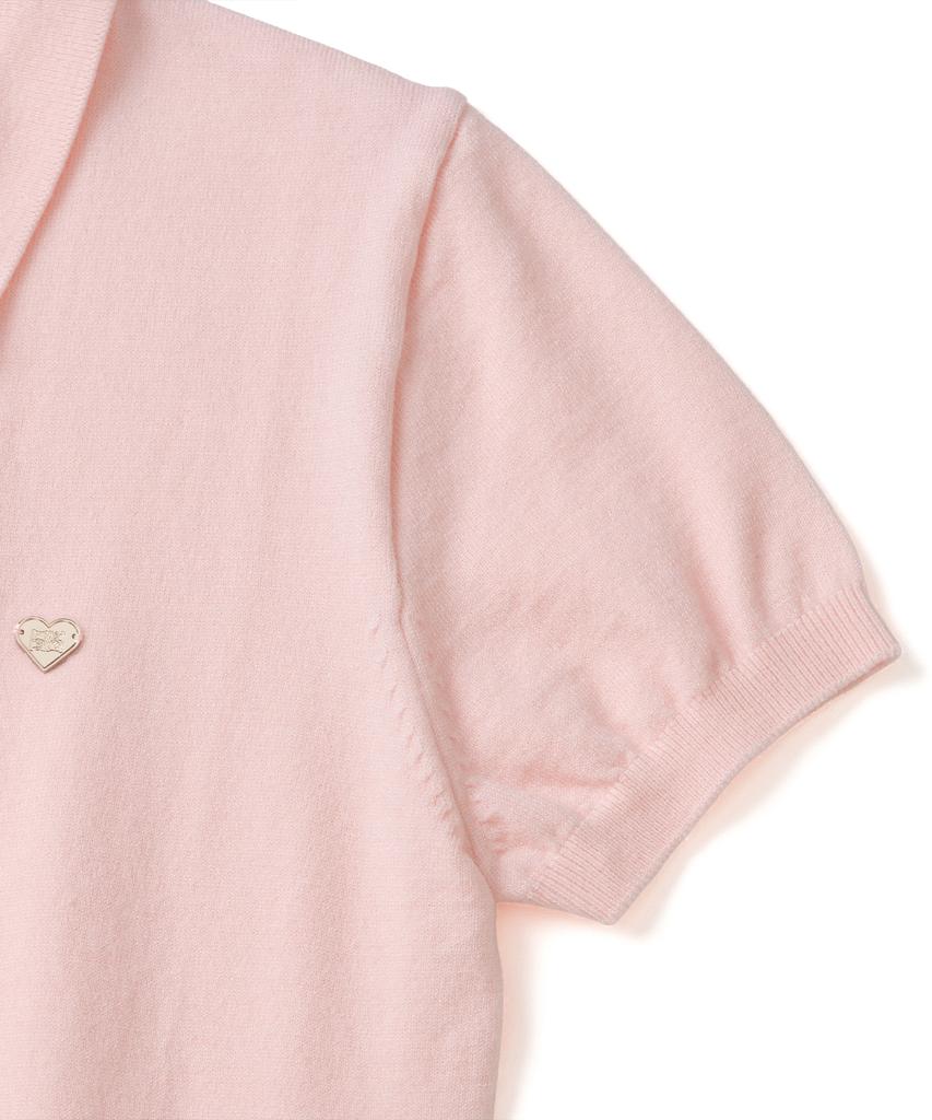 KNITTED (W) Basic Essential Washable Collared Knit Pink