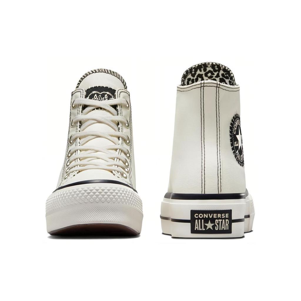 Converse All Star Lift Comfortable Versatile Durable High-Top Canvas Sneakers Women Sneakers White A07113C