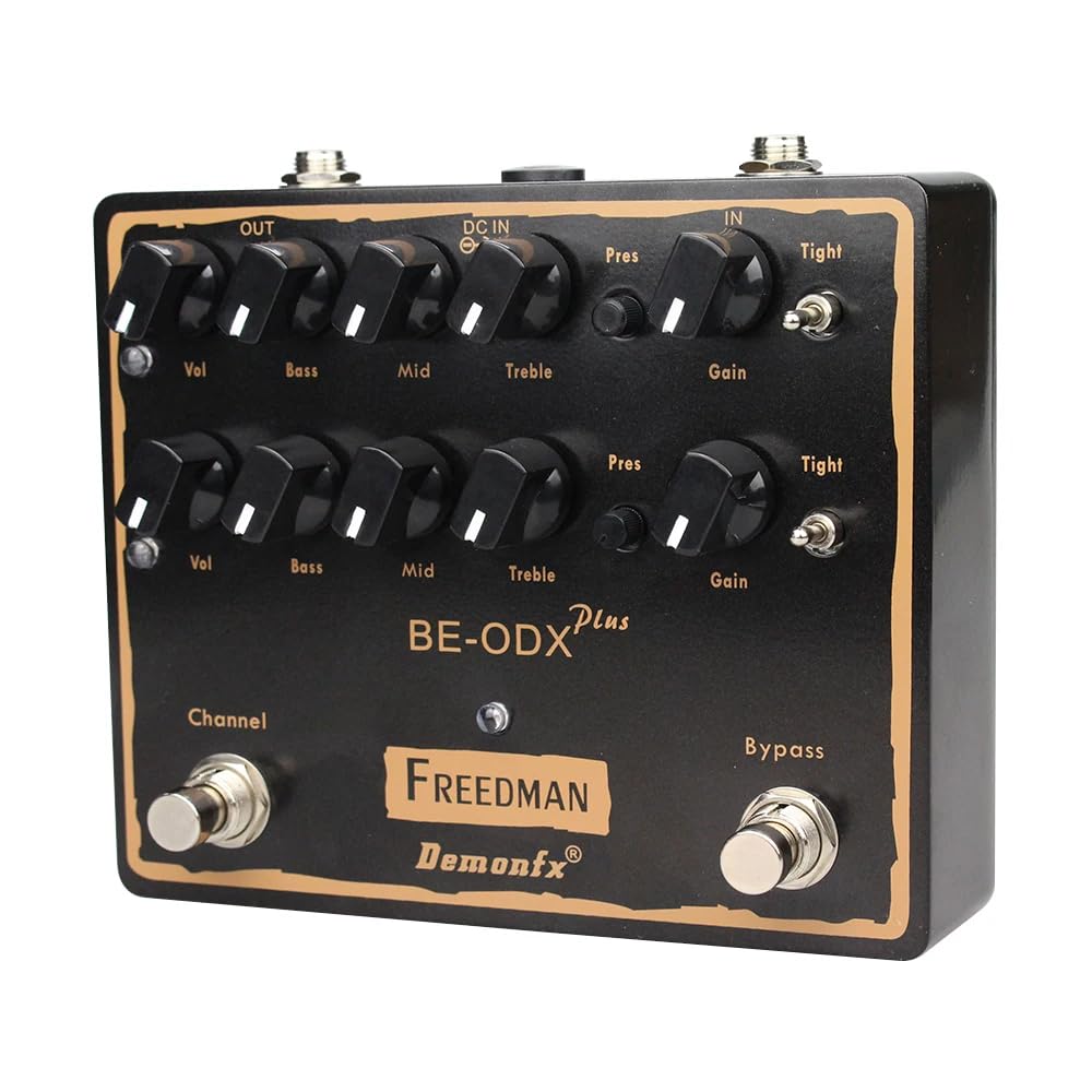 Demonfx Freedman BE-ODX PlusOverDrive - Distortion Overdrive - Distortion Guitar Effect Pedal