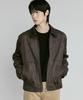 210Edit Men'S Vegan Suede Trucker Jacket [Charcoal]_Zg1Jp100