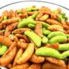 Happy Company Super Spicy Snacks Kakinotane Fujin Raijin 110g X 1 Set Spicy Piquant Chili Super Spicy Wasabi Super Spicy Kakinotane Chili Pepper a