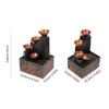 Tabletop Fountain Small Waterfall Fountain Desktop Decor With Light And Pebble Usb Powered Sound Relaxation Fountain Ornament