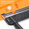 WORKLION Paper Cutter: Lightweight Mini Paper Trimmer, A4/A5 Compatible, Cuts Paper, Photos, Coupons, Labels, Cards, and Includes Ruler (Black)