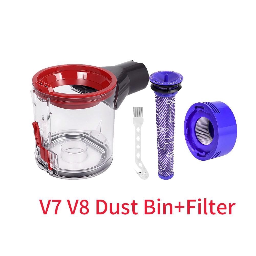 Replacement Accessories For Dyson V6 V7 V8 V11 V11 V11 V11Slim Vacuum Cleaner Dust Bucket And Filter Canister Bin HEPA Filter