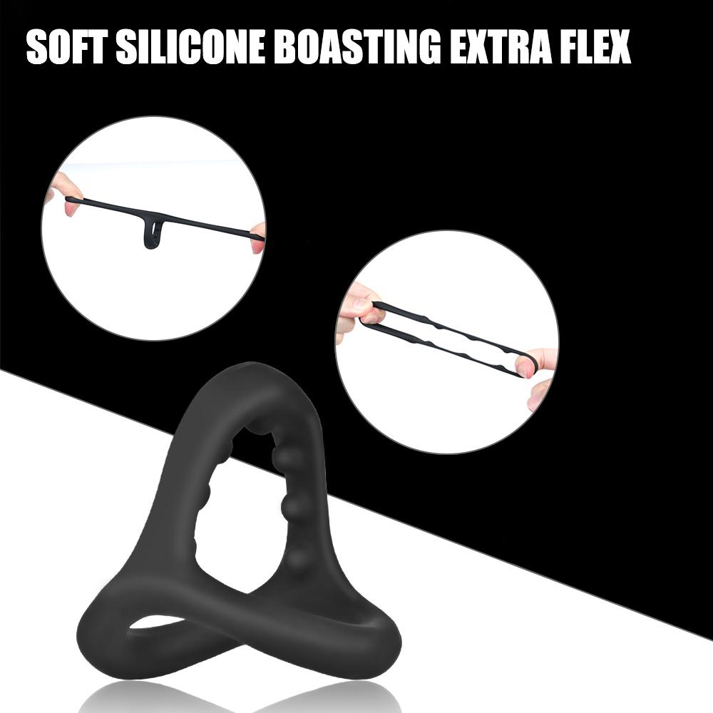 Zpožděná ejakulace Sexuální hračky pro muže 18 Pánský kroužek na penis Prodloužení erekce Penilní kroužek Silikonový Sex shop Erotické hračky