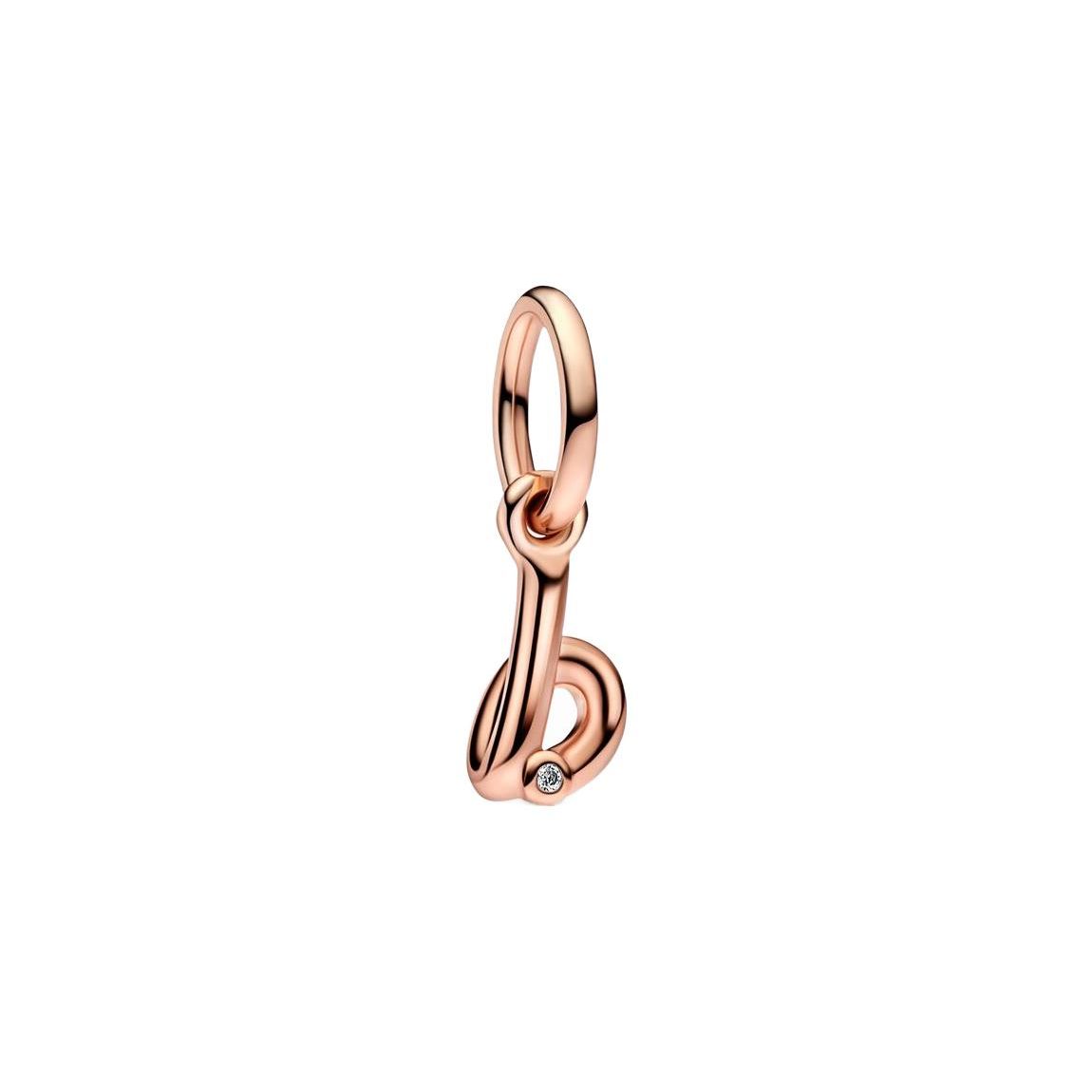 Pandora Moments Pendant With Logo Engraving Women Pendant Rose-Gold 782459C01 Rose Gold,F
