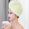 Women's Double Layer Quick-Dry Coral Fleece Hair Towel and Shower Cap - Super Absorbent and Thick with Headband