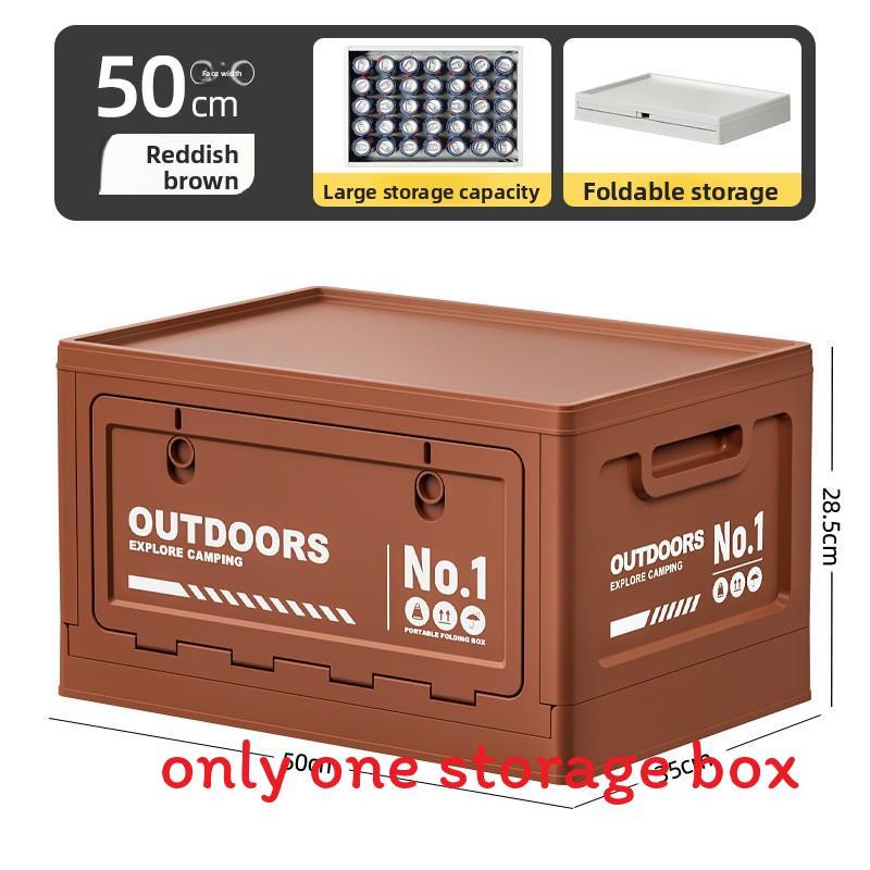Outdoor Camping Aufbewahrungsbox mit faltbarem Design für Auto-Organizer und Campingausrüstung