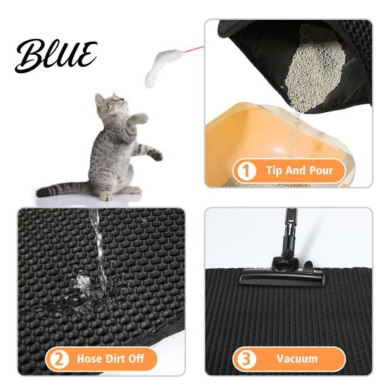 Dual Layer Waterproof Supply Mat Floor Cat Litter Honeycomb Non-Slip Pad Pet