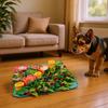 Dog Toy Snuffle Pad Colorful Treat Dispensing Interactive Chew Toy Relieving Stress Snuffle Mat for Large Dogs