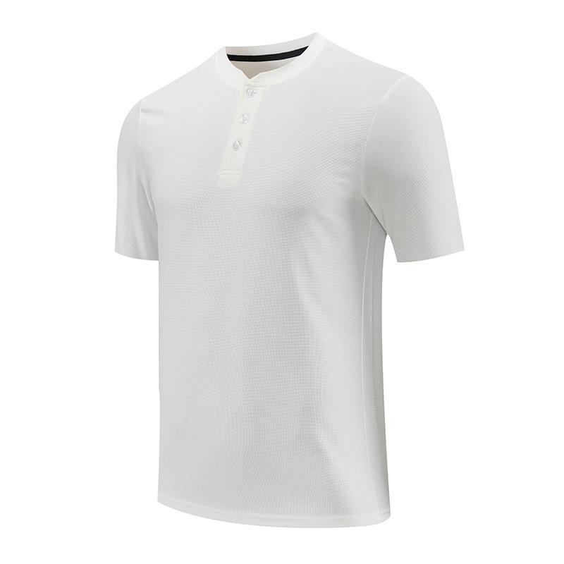 Легкий мужской топ для занятий спортом на открытом воздухе, летняя дышащая и влагоотводящая тренировочная футболка с коротким рукавом для бега по городу XXXXL белый