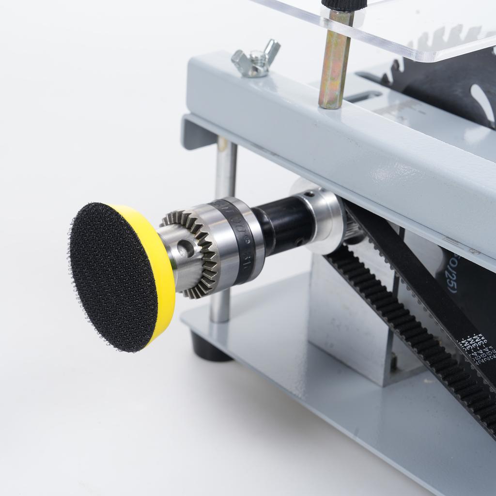 150W Mini Table Saw Desktop Electric Woodworking Metal Cutter AdjustableSpeed Angle Adjustment