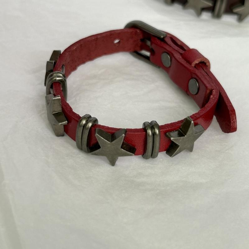 Goth Vintage Star Leather Alloy Bracelets For Women Men Gothic Retro Couple Bracelet Rock Party Jewelry Accessory-Decor Dropship