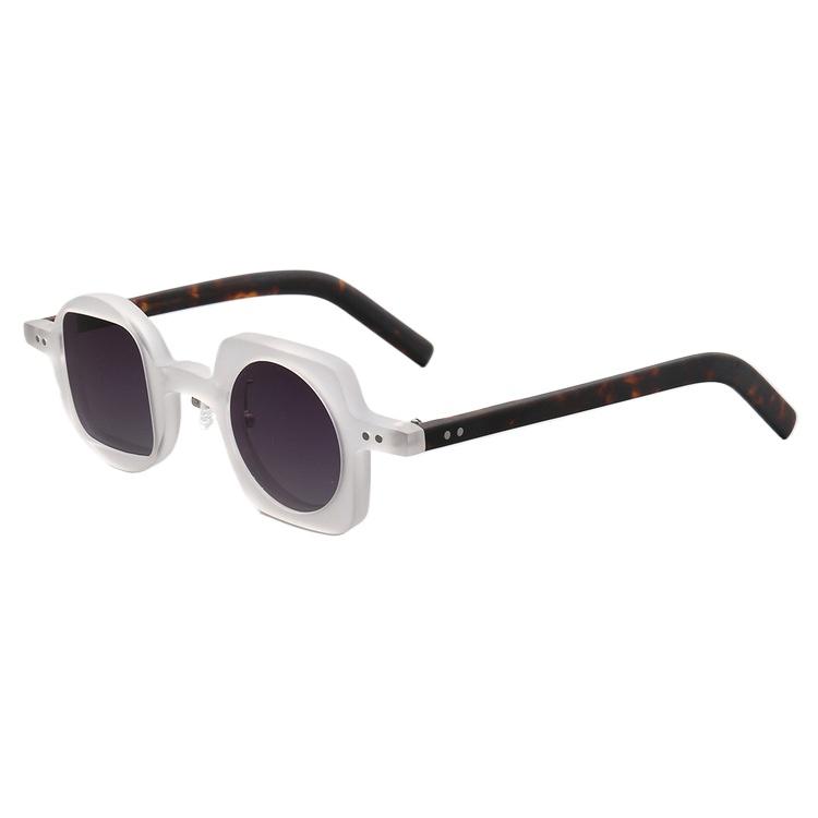 

New Personality Special-shaped Frame Women Gradient UV400 Sunglasses Fashion High-end Handmade Men Polarized Acetate Sun Glasses as picture
