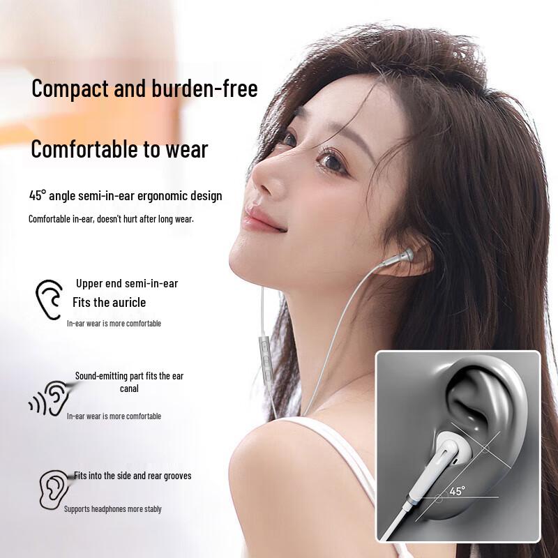 

OKSJ Type-C Wired Earphones