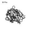Uxcell Set of 90 Degree Angle Body Clips with Bent Spring Pins for and Scale RC Car Crawler Truck Shell Replacement 30-Piece 1/8, 1/10, 1/12 (Black)