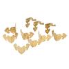 10Pcs Metal Corner Protector Retro Style Durable Brass High Hardness Widely Used Corner Guards for Case Box Furniture