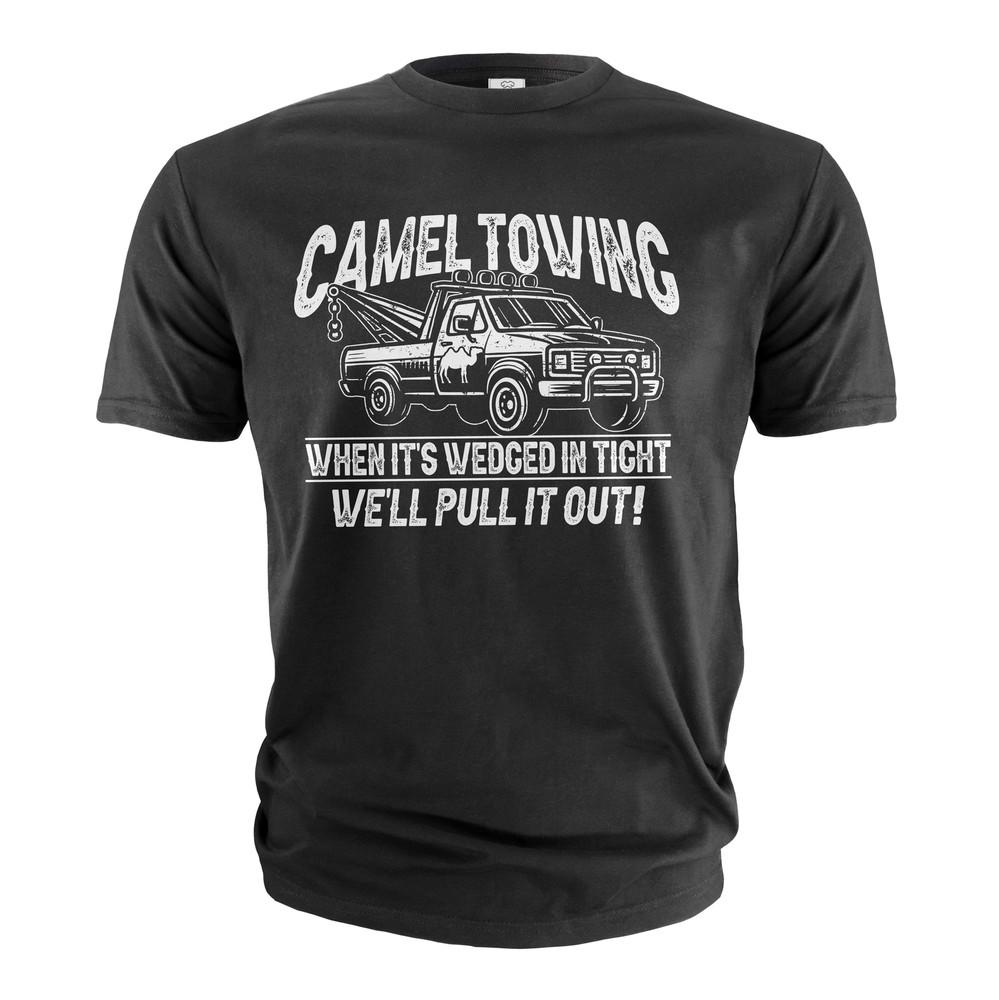 Men s Funny Camel towing T-shirt double meaning innapropriate tee shirt Unisex T-Shirt XXXXL