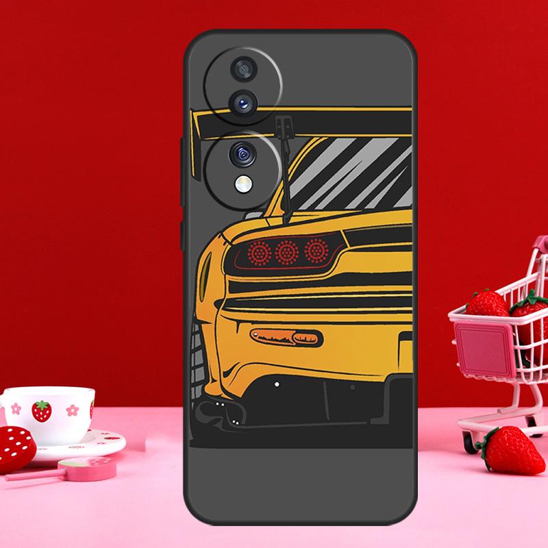 JDM Anime Aesthetic For Honor Magic 7 6 5 8 Pro Case For Honor 400 200 50 70 90 Lite X8c X8b X9a X9b X9c X9d Win