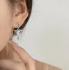 Symphony Love Angel Wings Earrings Star Moon Asymmetry Water Temperament Niche Design High-End Earrings