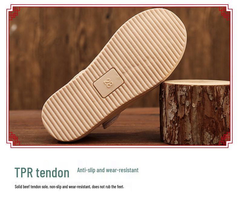 Embroidered Girls' Hanfu Shoes - Ethnic Style Children's Princess Costume Tang Suit Skirt Shoes