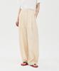PINBLACK Tuck Detail Wide Fit Pants Beige