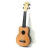 MaAmAa Soprano Ukulele Natural Beginner Agatis Plastic MU-P1 (NT) Top Side/Back