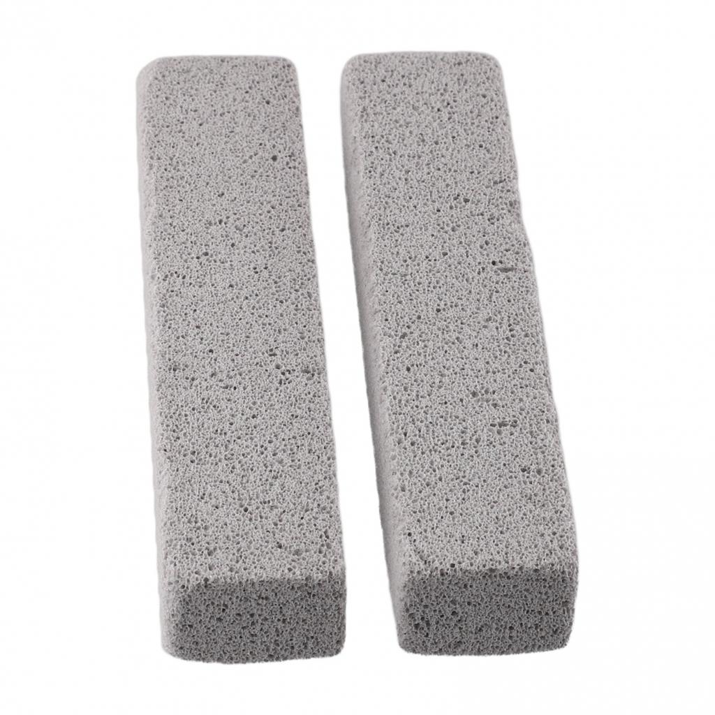 2 Pack Pumice Scouring Pads Designed for Hard Water Rings and Grime Removal