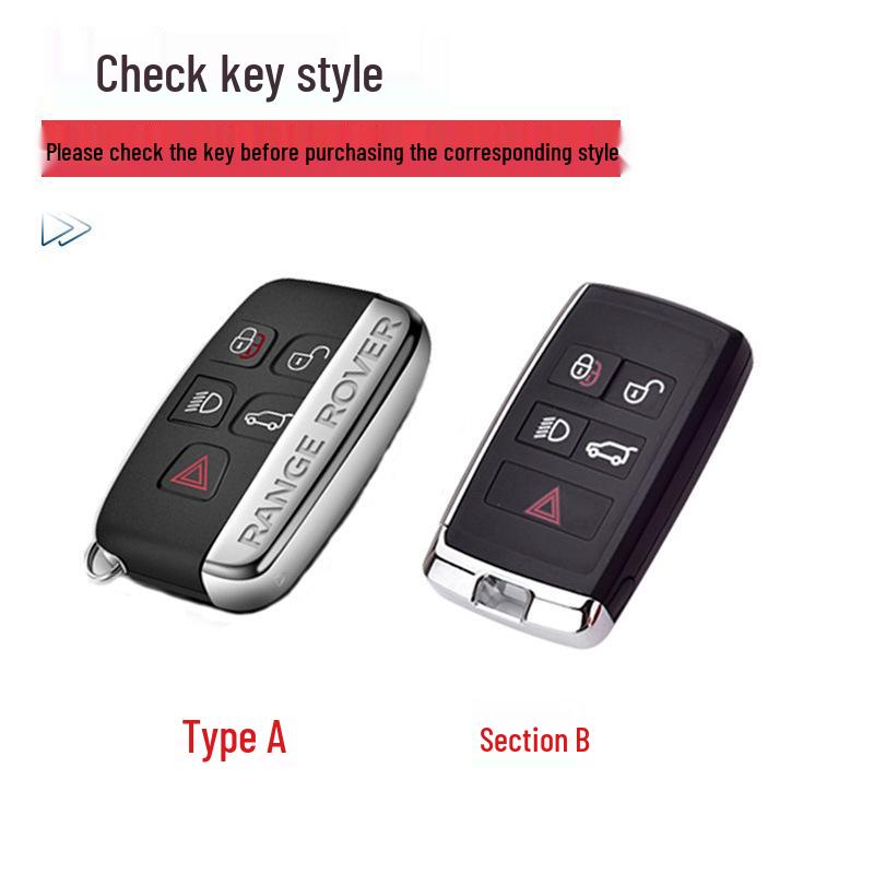 Compatible with 2021 Range Rover Evoque/Jaguar Key Case: Discovery 5, Velar, Sport Version - Car Star Pulse Key Bag