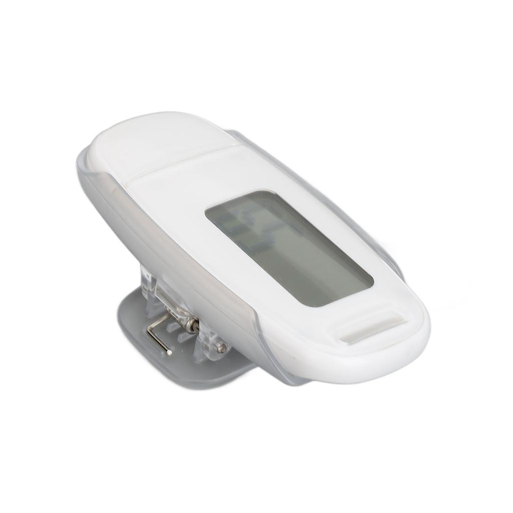 Schrittzähler, großer LCD-Bildschirm, wiederaufladbar über USB, präziser tragbarer leichter Schrittzähler mit Trageband