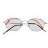 Farbenblindheitsbrille beidseitig beschichtet Rot Grün Farbenblindheitsbrille zum Überqueren der Straße Silber Schwarz