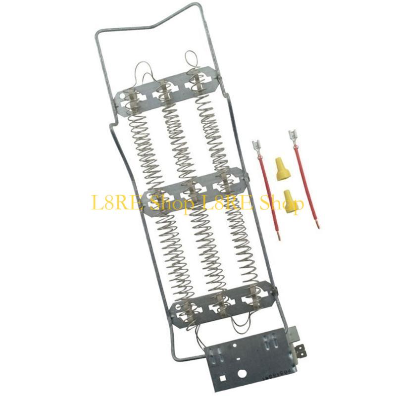 L8RE Elektrisches Heizset Trockner Ersatzteil Heizelement Heizröhre Aluminiumlegierung Textur für Hauswirtschaftsraum