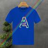 Luxury Brand High Quality 100% Cotton Letter APrinting Couple Tees Summer Harajuku For Men/Women Short Sleeve T-shirt Asian Size