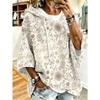 Damen Kapuzenpullover in Übergröße, Elegantes Bequemes Einfaches Muster Print, Modisch und Vielseitig