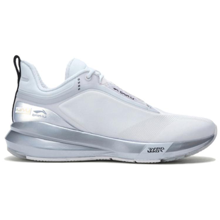 New LiNing Starburst Low Top Running Shoes Women's Silver Gray ARHQ044-1