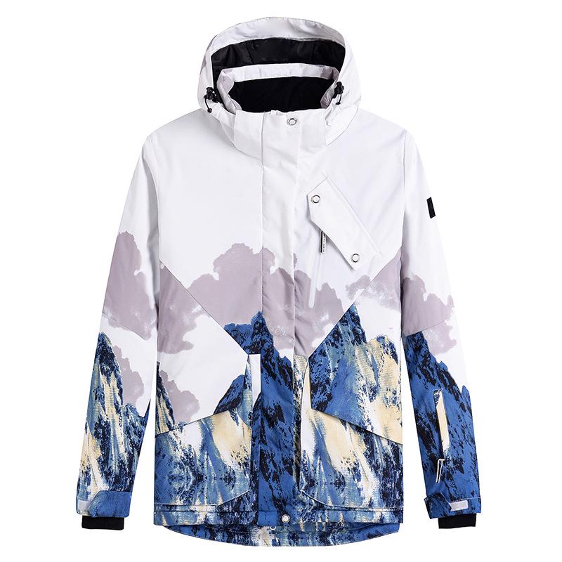 Unisex Korean Style Thickened Ski Jacket