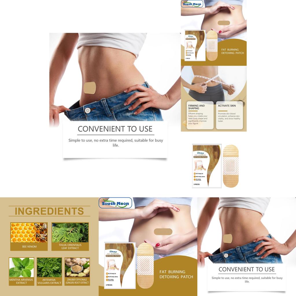 South Moon Body Care Patches Skin Tightening Nourishing Lightweight Natural Contour Care