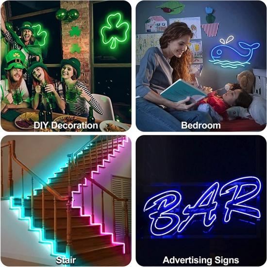 Tuya Wifi RGB  Led Light Strips Multicolor Illumination1-10M/32.8F  Music Sync Home Decoration/Gaming Room Ambience