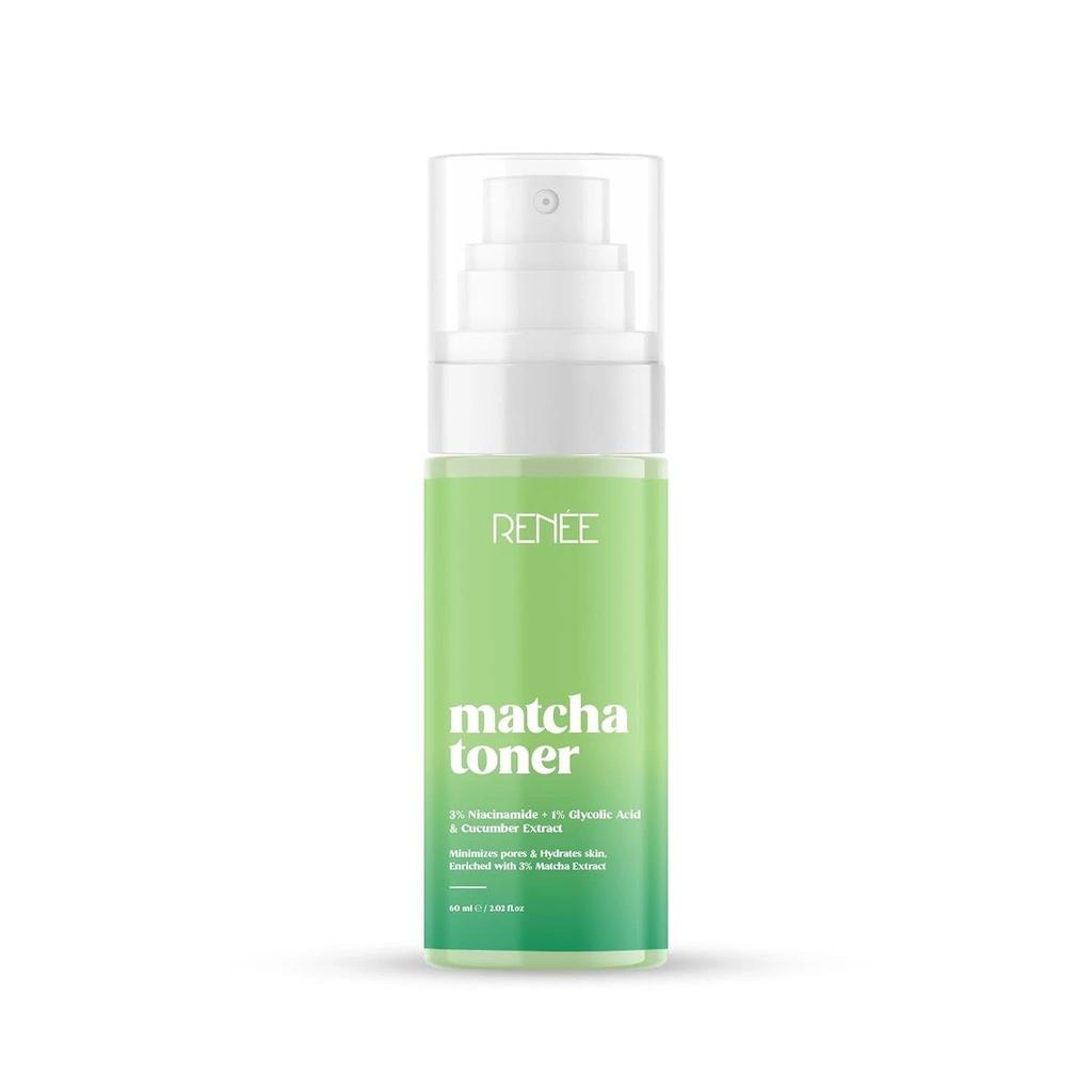 RENEE 3% Niacinamide & Cucumber Extract Matcha Face Toner - 60 ml