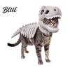 Divertente Costume da Festival per Animali Domestici Costume Scheletro di Dinosauro per Animali Domestici Apparel 3D Luminoso al Buio Halloween Cani Vestito Dino Gatti Cosplay Festa Festiva Divertente