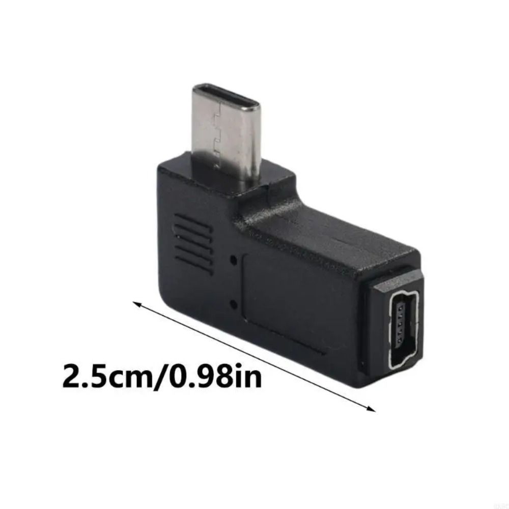 5 Pin USB Female Adapter 5V Type-C Male to Mini USB Female Mini USB to USB C Converter  Phone