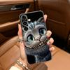 Cute C-Cheshire Cat Phone Case For Samsung Galaxy A71,A70,A52,A51,A40,A30 Transparent Cover