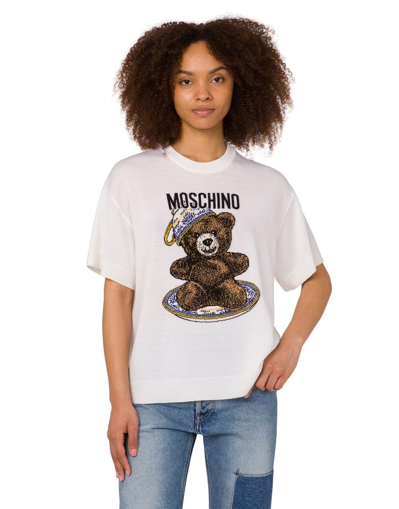 MOSCHINO Teatime Teddy Bear Jersey T-Shirt